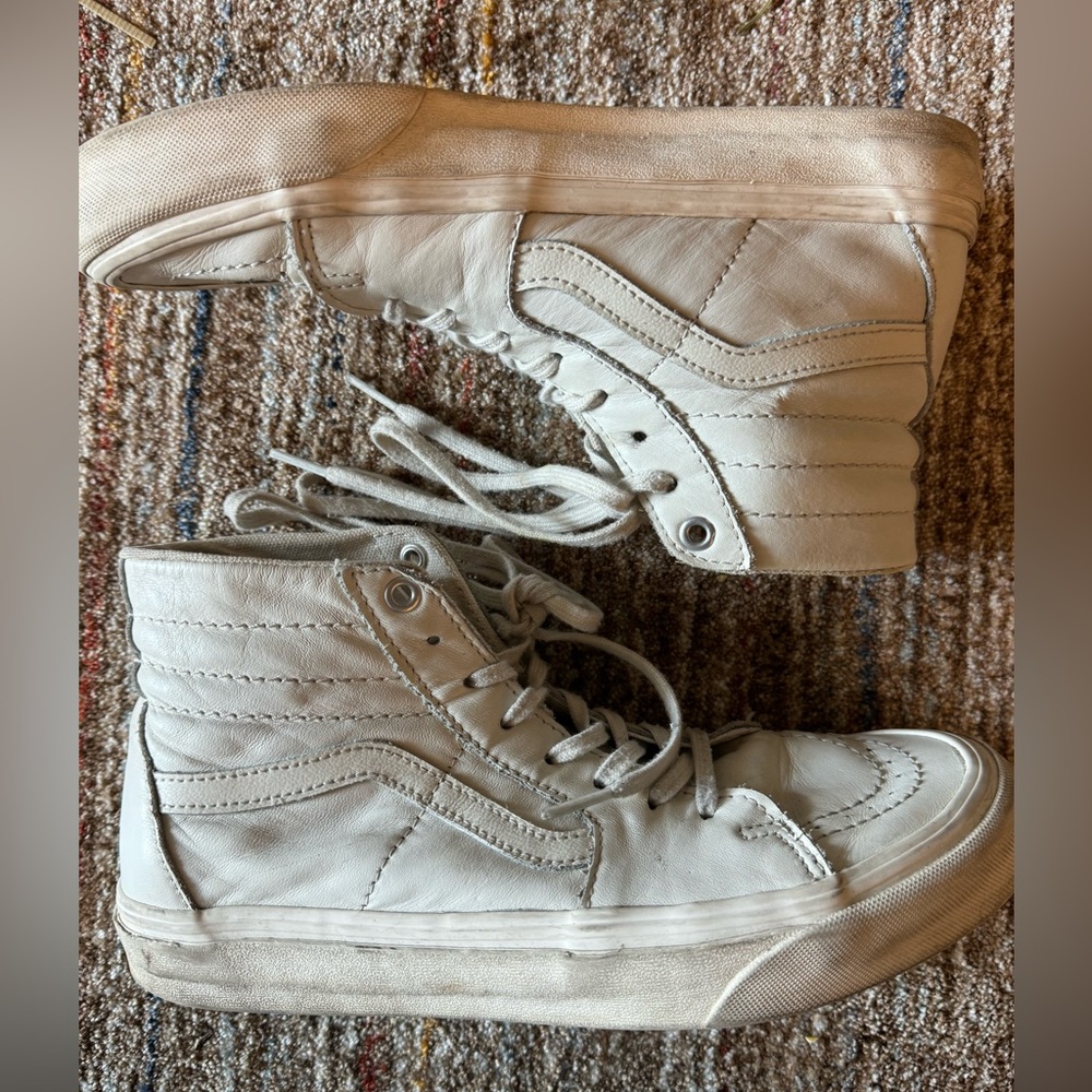 Vans White High Tops